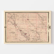 map of Mitchell Coun