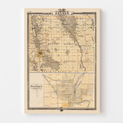 map of Bremer County