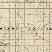 old Tama County map