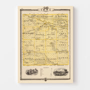 map of Iowa County