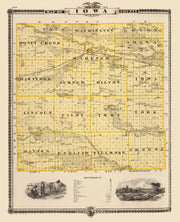 Iowa County history