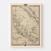 map of Linn County