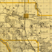 old Cedar County map