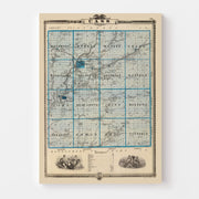 map of Cass County