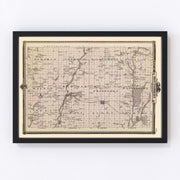 Montgomery County Vintage Map 1875