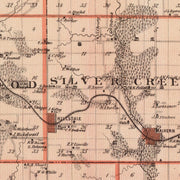 old Mills County map