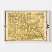 map of Van Buren Cou