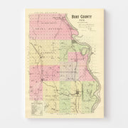 map of Burt County