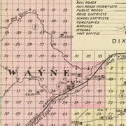 old Wayne County map