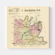 map of Dakota County