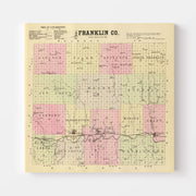 map of Franklin Coun