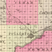 old Nance County map