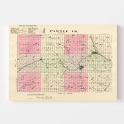 map of Pawnee County