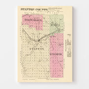 map of Stanton Count