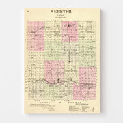 map of Webster Count