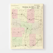 map of Thayer County