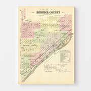 map of Merrick Count