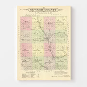 map of Seward County