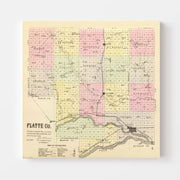 map of Platte County