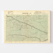 map of Cheyenne Coun