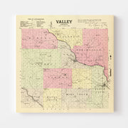 map of Valley County