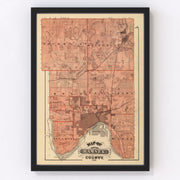 Ramsey County Vintage Map 1874