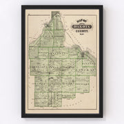 Dakota County Vintage Map 1874