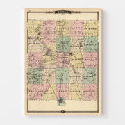 map of Dodge County