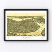 Boston Vintage Map 1899
