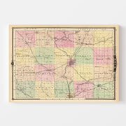 map of Rock County