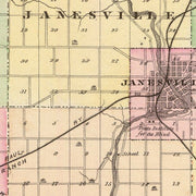 old Rock County map
