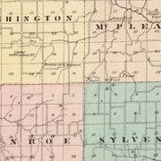 old Green County map