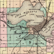 old Dane County map