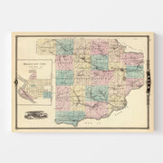 map of Sauk County
