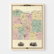 map of Iowa County