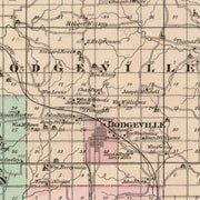 old Iowa County map