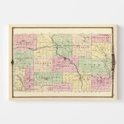 map of Lafayette Cou