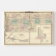 map of Vernon County