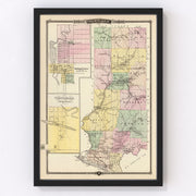 Trempealeau County Vintage Map 1878