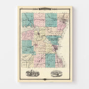 map of Winnebago Cou