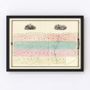 Taylor County Vintage Map 1878