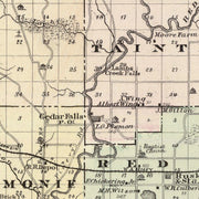 old Dunn County map