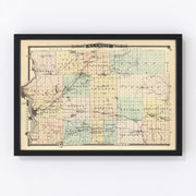 St. Croix County Vintage Map 1878
