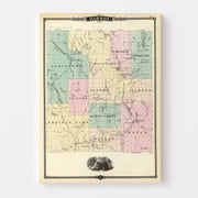 map of Barron County