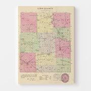 map of Linn County
