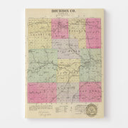 map of Bourbon Count