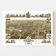 map of Brockton