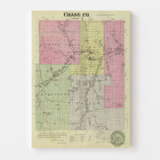 map of Chase County