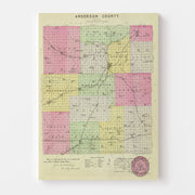 map of Anderson Coun