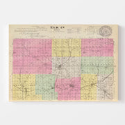 map of Elk County
